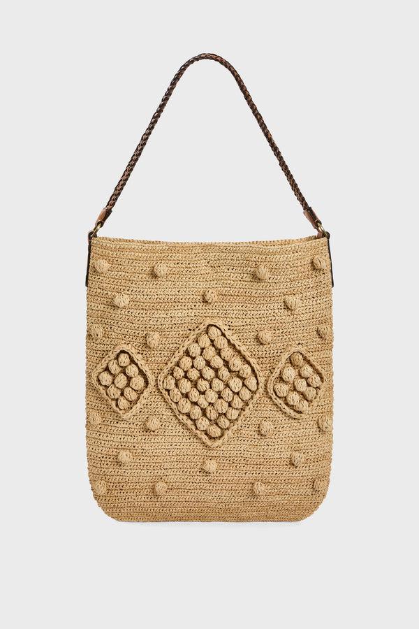 gerard darel Sac Hobo en raphia - JOSIE