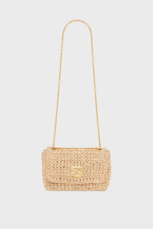 Gerard Darel Sac Porté Travers En Raphia - LE FANNY