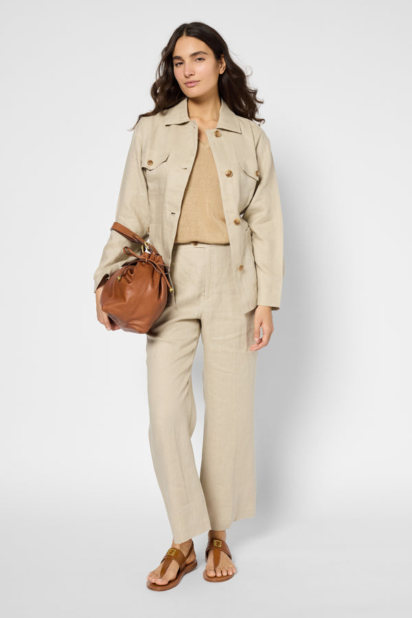 Gerard Darel Saharienne En Lin - RIVAELLE