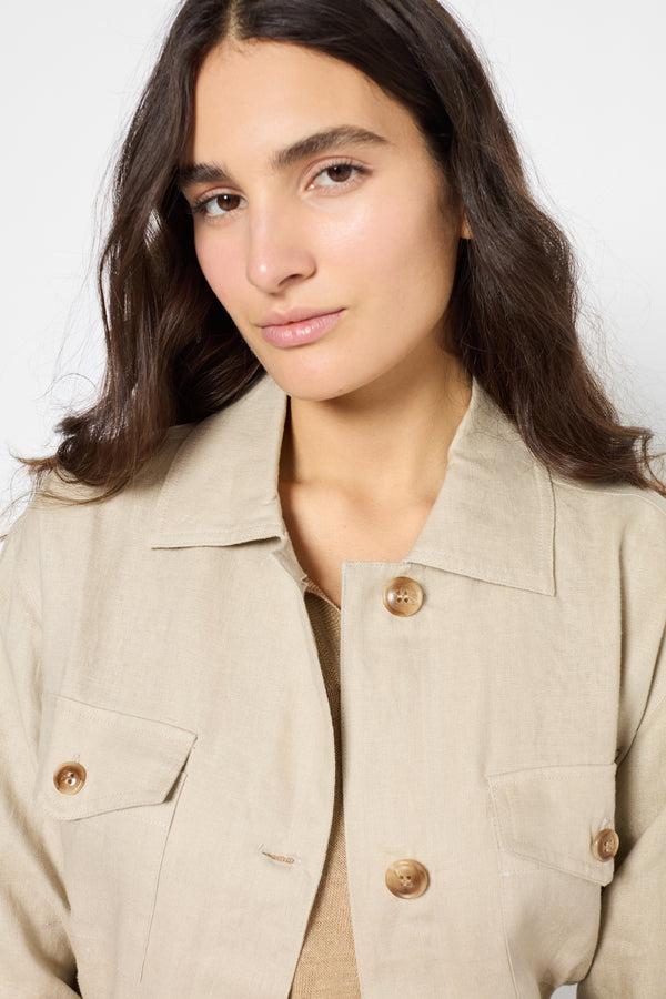 Gerard Darel Saharienne En Lin - RIVAELLE