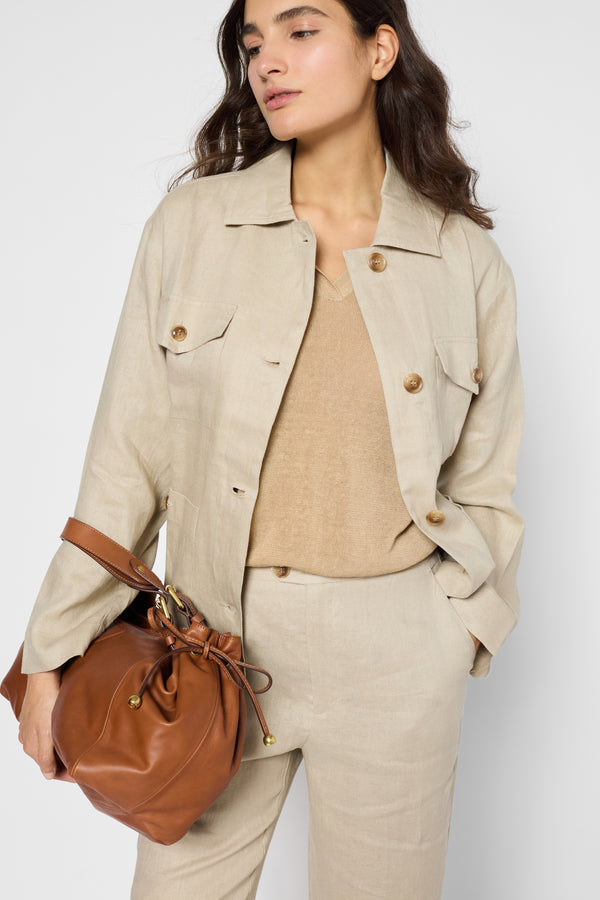 gerard darel Saharienne en lin - RIVAELLE