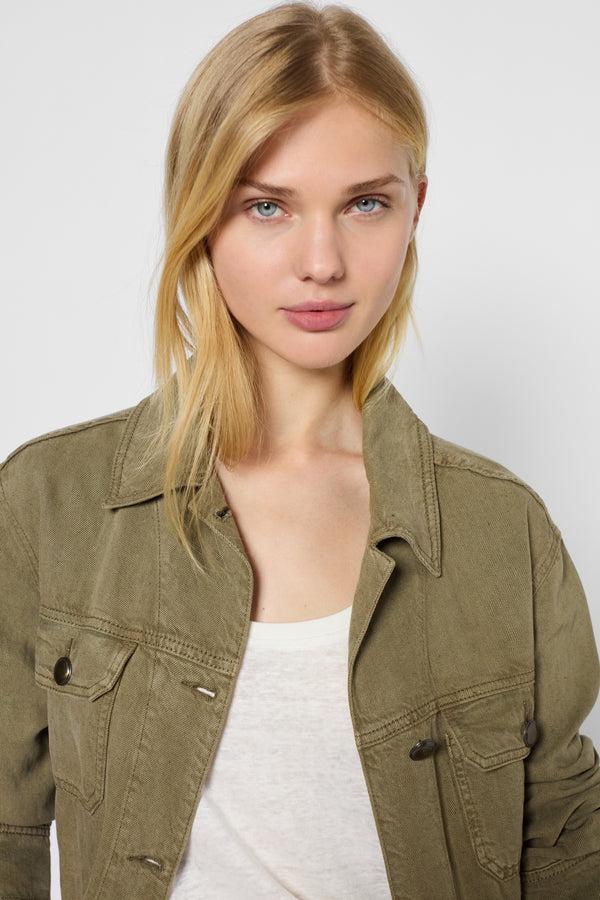 Gerard Darel Saharienne En Lyocell Et Lin - ROSEA