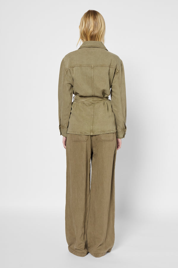 Gerard Darel Saharienne En Lyocell Et Lin - ROSEA