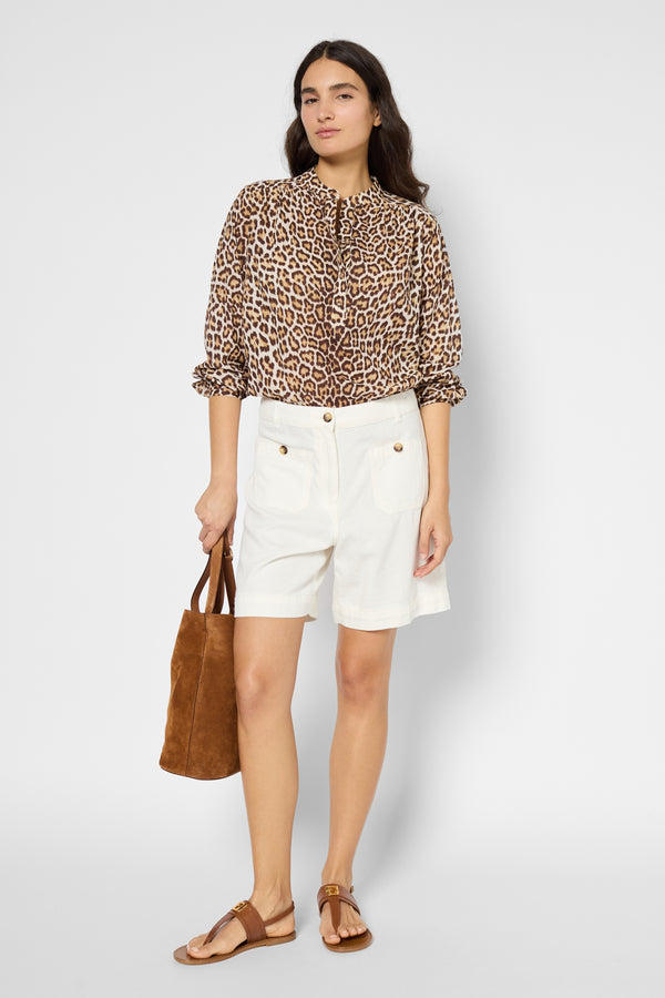 gerard darel Short blanc à poches