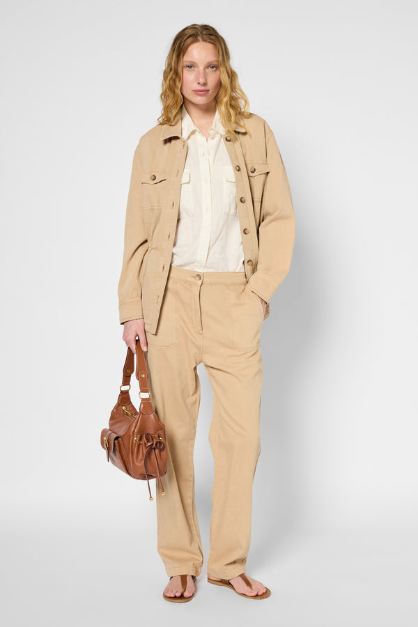 gerard darel Surchemise en coton et lin - ROMELDA