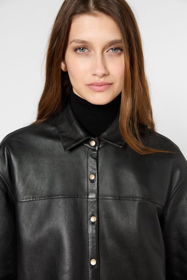 Gerard Darel Surchemise En Cuir - RAJA