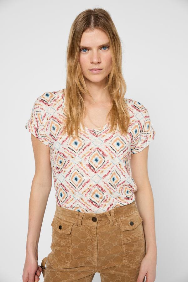 Gerard Darel T-shirt à Col Rond Imprimé - GIOVANNA