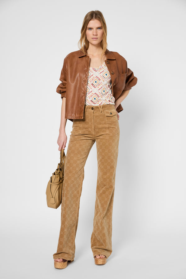 gerard darel T-shirt à col rond imprimé - GIOVANNA