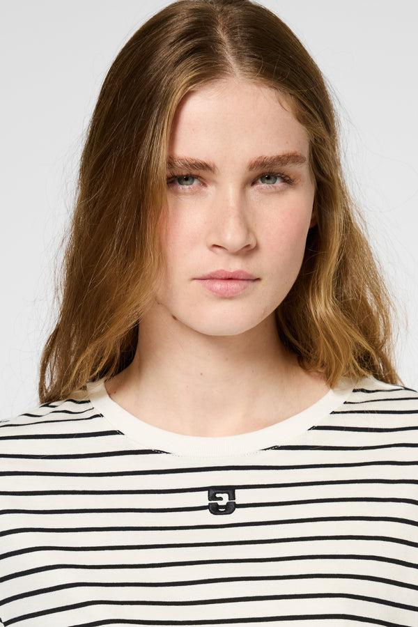 Gerard Darel T-shirt Ample Rayé En Coton - GHISLAINE