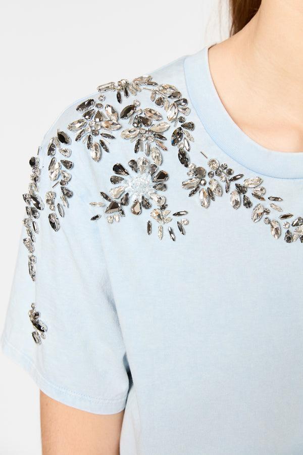 Gerard Darel T-shirt Bijou En Coton - GWENN