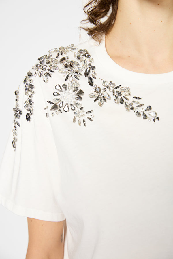 Gerard Darel T-shirt Bijou En Coton - GWENN