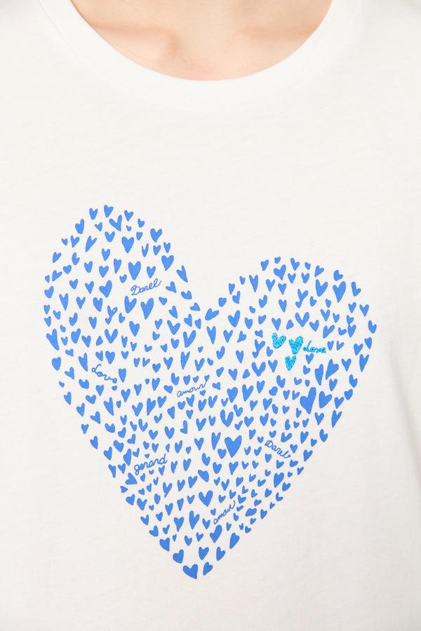 Gerard Darel T-shirt Cœur En Coton - GLORIA
