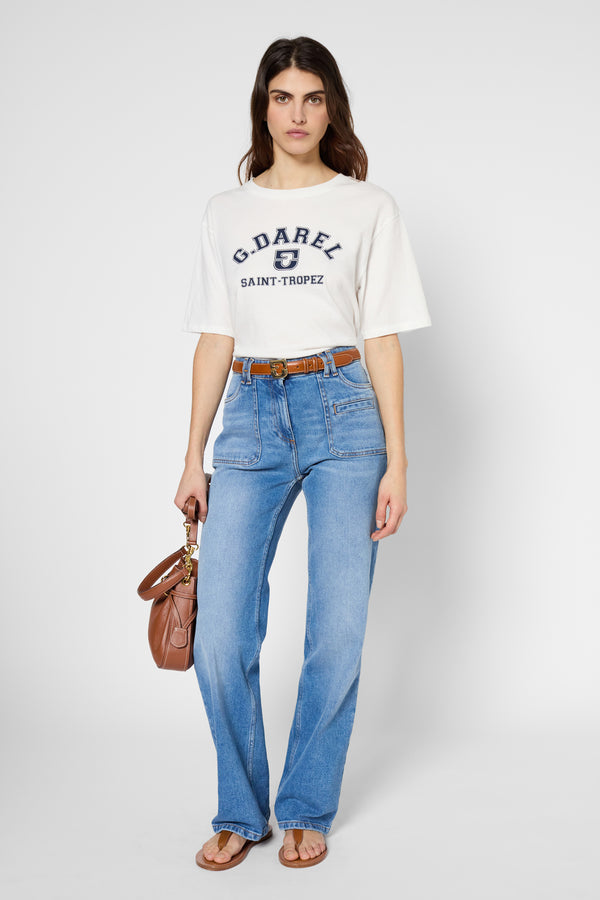 Gerard Darel T-shirt En Coton à Inscription - GALA