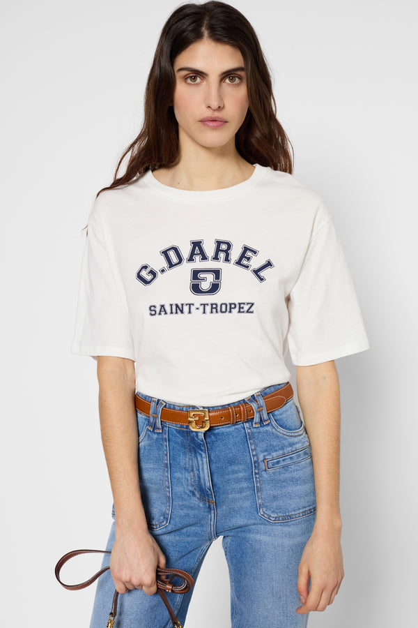 gerard darel T-shirt en coton à inscription - GALA