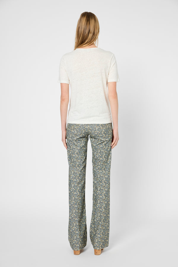 Gerard Darel T-shirt En Lin à Broderies - GILLIAN