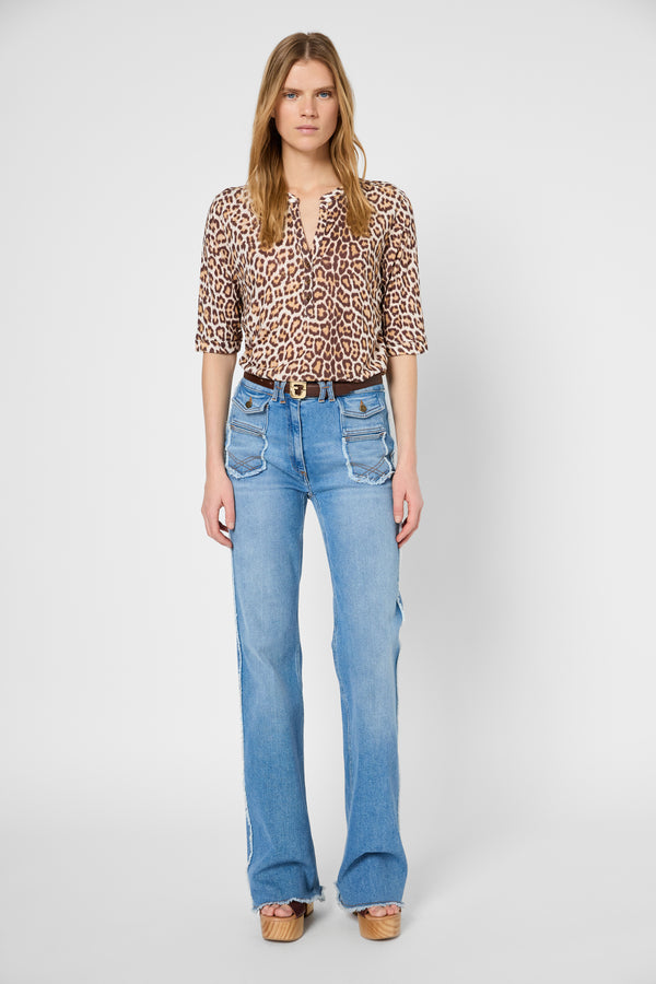 Gerard Darel T-shirt Imprimé Léopard - GRACE