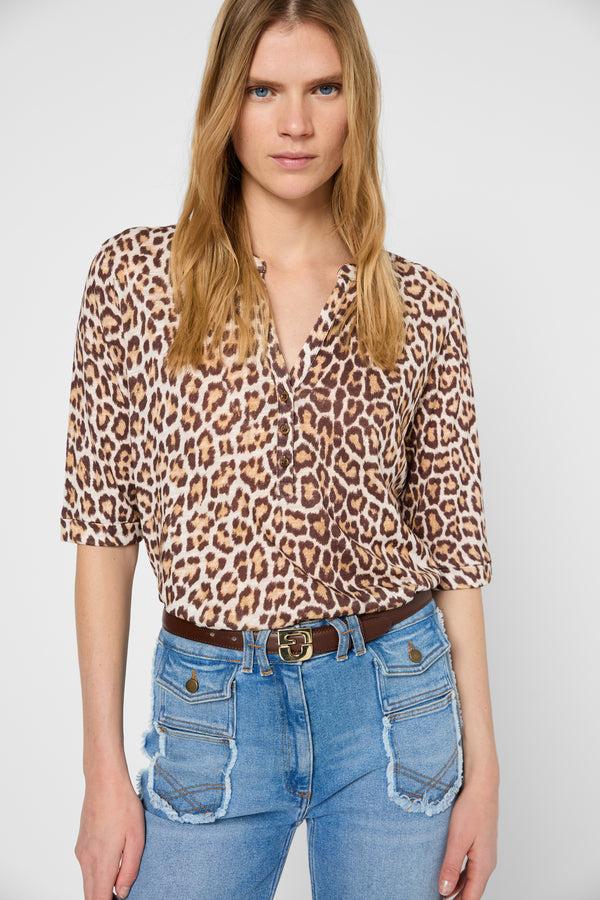 gerard darel T-shirt imprimé léopard - GRACE