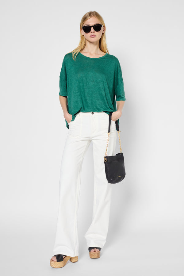 Gerard Darel T-shirt Large En Lin - GALADRIEL