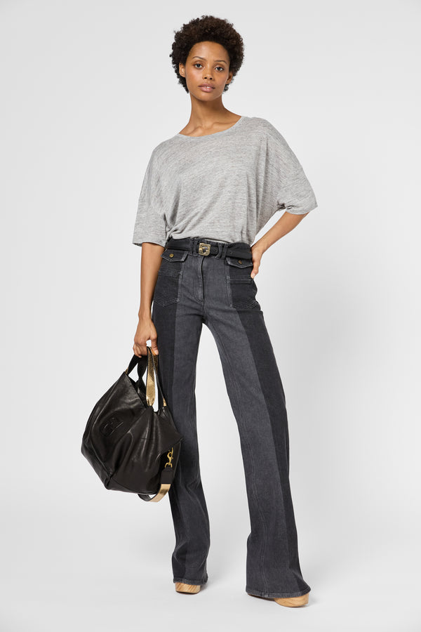 Gerard Darel T-shirt Oversize En Lin - GIORGIA