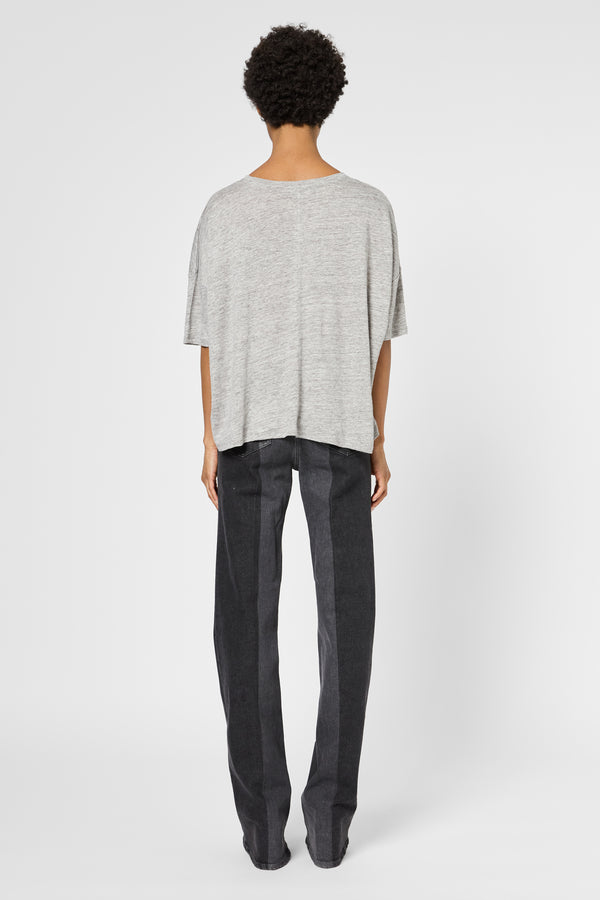 Gerard Darel T-shirt Oversize En Lin - GIORGIA