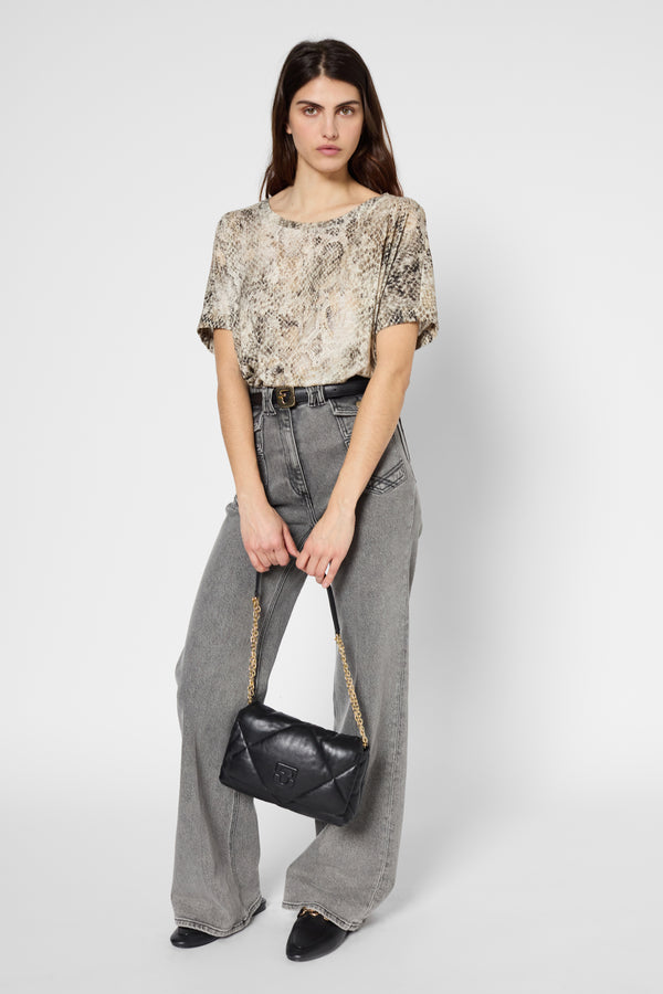 Gerard Darel T-shirt Oversize Python - GENEVIEVE