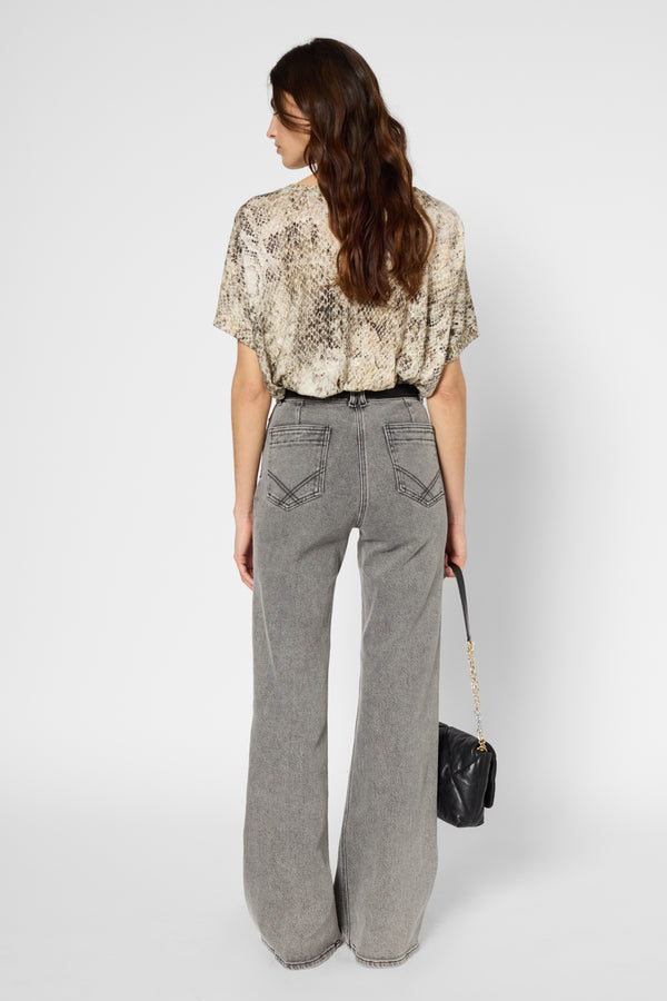 Gerard Darel T-shirt Oversize Python - GENEVIEVE