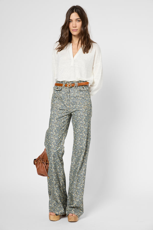 Gerard Darel T-shirt Tunisien En Lin - GRETTA