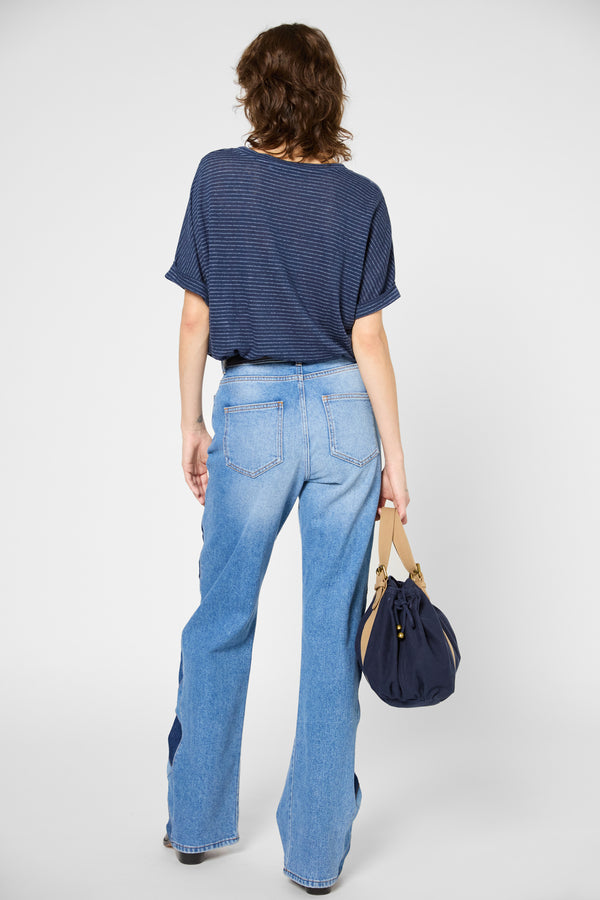 Gerard Darel T-shirt V à Rayures - GLADYS