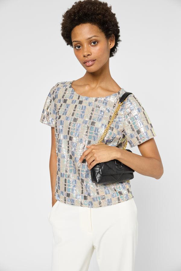 gerard darel Top à sequins - UZE