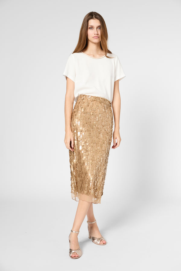 Gerard Darel Top Fluide Avec Lurex - UBELIE