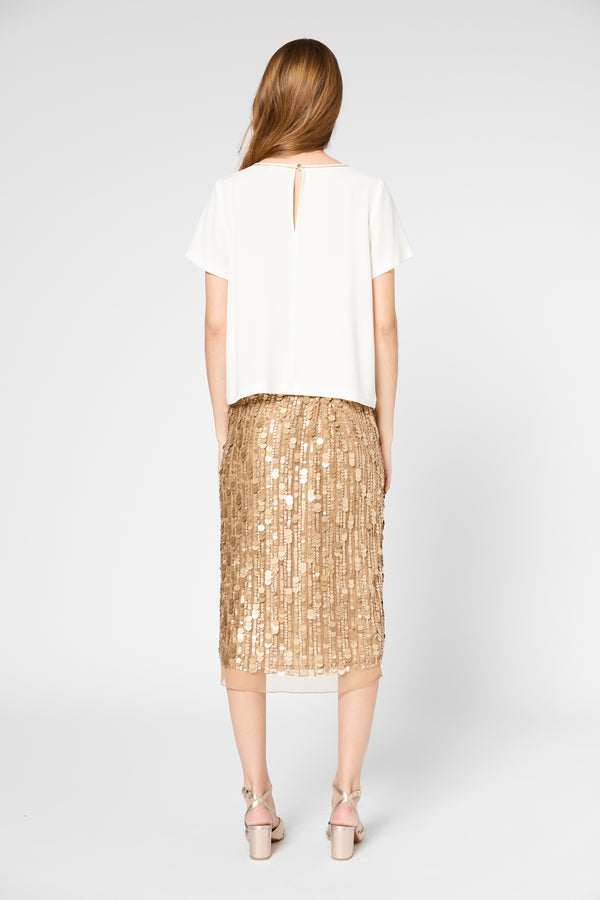 Gerard Darel Top Fluide Avec Lurex - UBELIE
