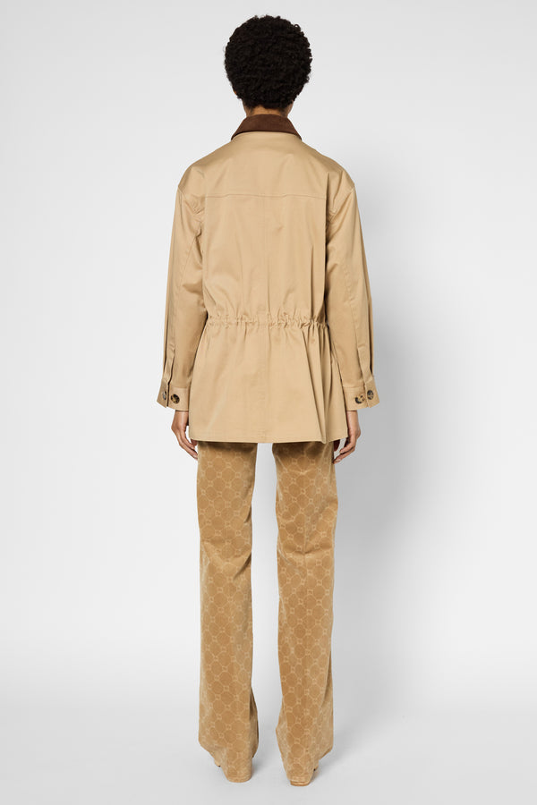 Gerard Darel Trench à Col En Velours - ZOELIE