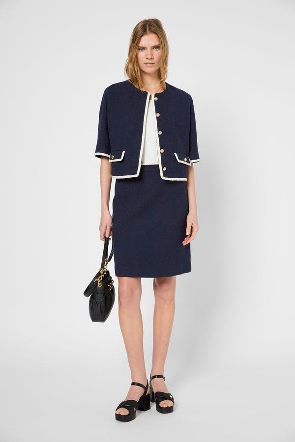 Gerard Darel Veste Courte Esprit Tweed - RELINA