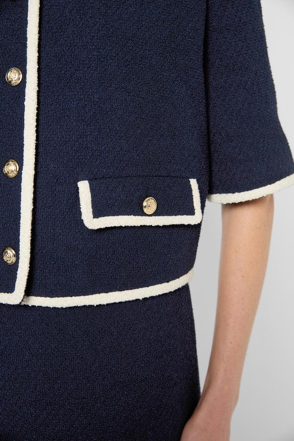 Gerard Darel Veste Courte Esprit Tweed - RELINA