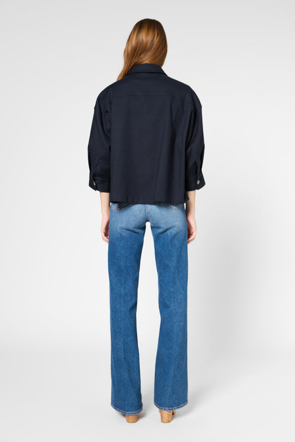 Gerard Darel Veste Courte Et Large En Coton - RISELA