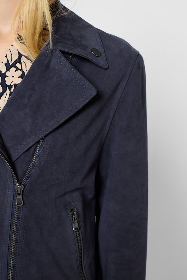 Gerard Darel Veste En Cuir Velours - JOCELINE