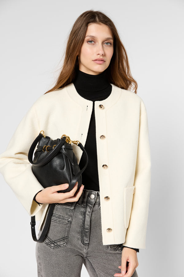 gerard darel Veste en laine bouclette - SORAYA