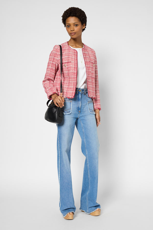 Gerard Darel Veste En Tweed Et Lurex - ROSARA