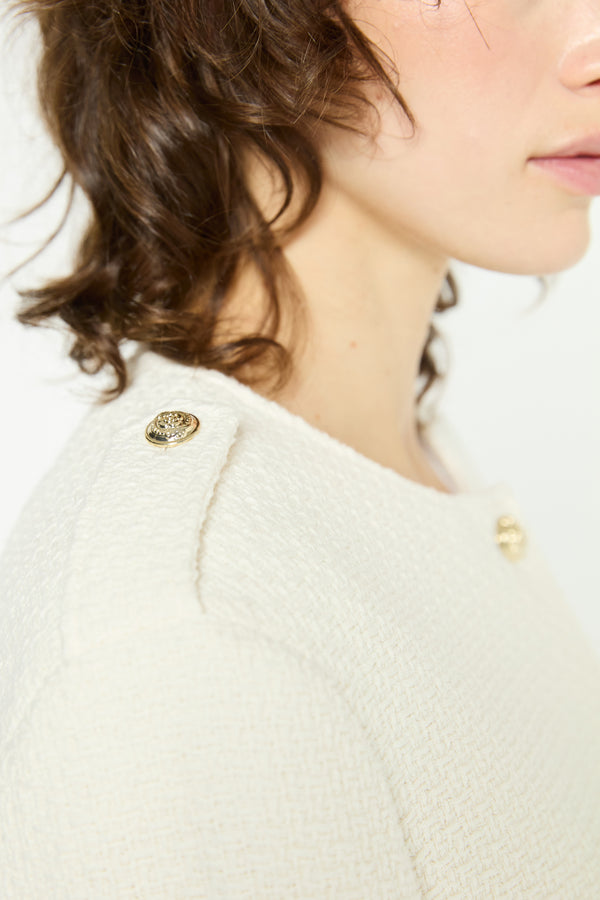 Gerard Darel Veste En Tweed Uni - RONIE