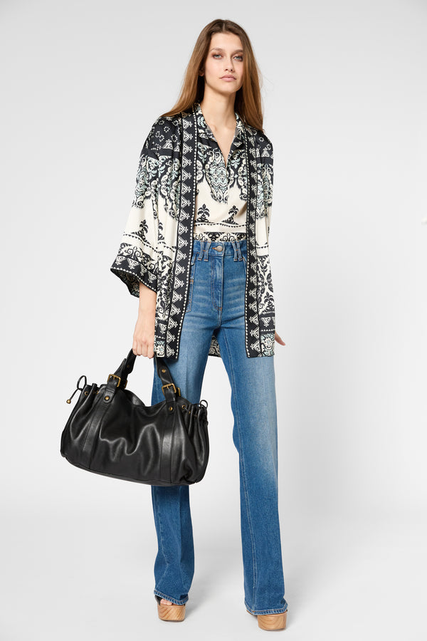 Gerard Darel Veste Kimono Imprimée - ROZEN