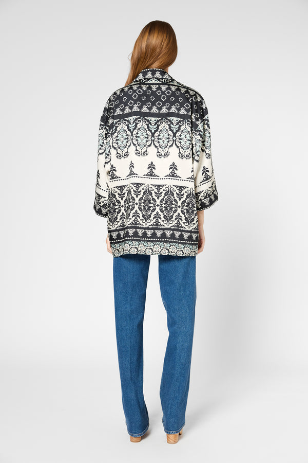 Gerard Darel Veste Kimono Imprimée - ROZEN