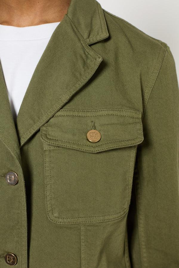 Gerard Darel Veste Militaire à Boutons Dorés - RONNY