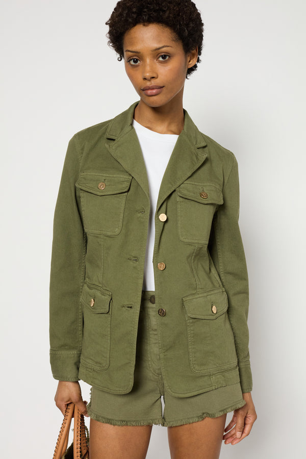 gerard darel Veste militaire à boutons dorés - RONNY