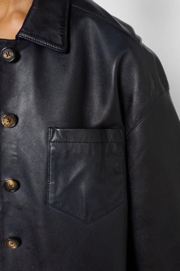 Gerard Darel Veste Oversize En Cuir - ROSALIE