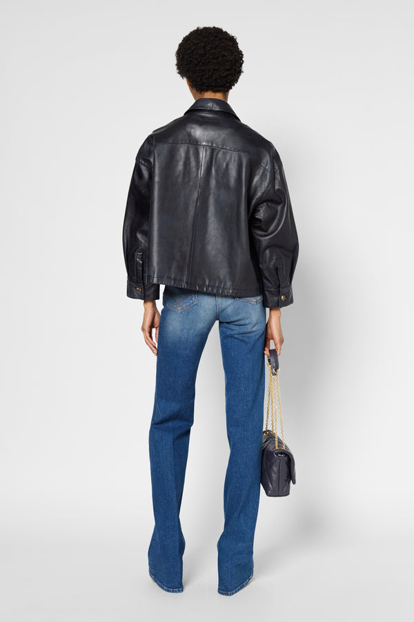 Gerard Darel Veste Oversize En Cuir - ROSALIE