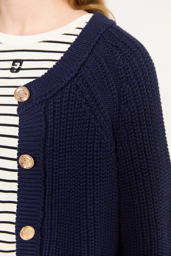 Gerard Darel Gilet En Maille à Boutons Dorés - JORINE