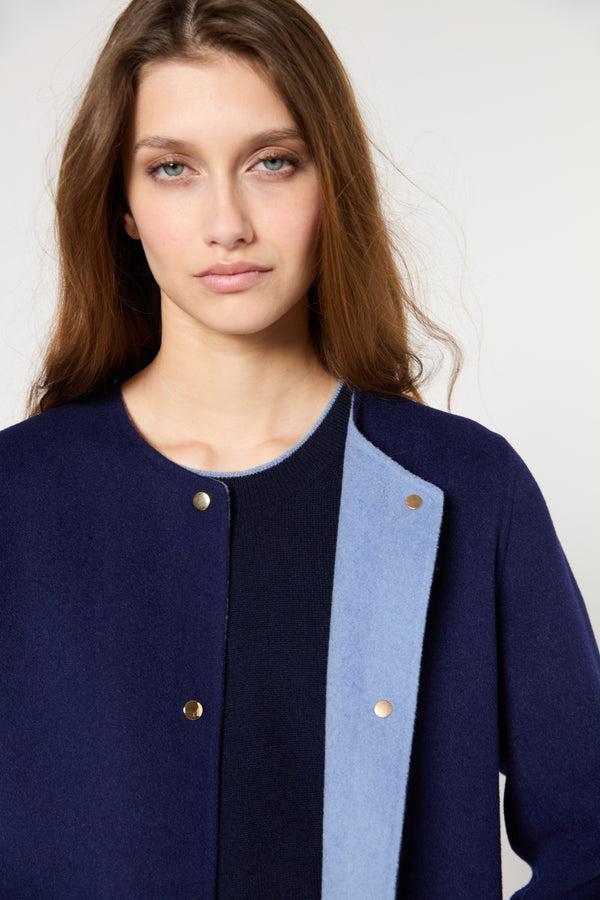 Gerard Darel Manteau Réversible En Laine Fine - SACHA