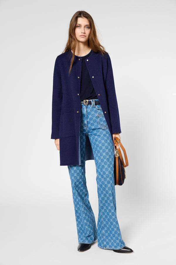 gerard darel Manteau réversible en laine fine - SACHA