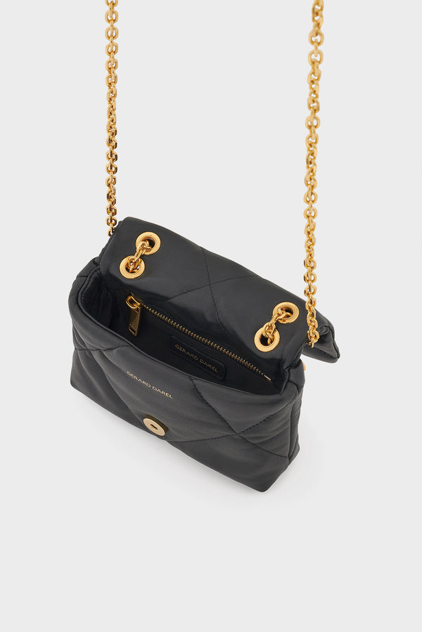 Gerard Darel Mini Sac Porté Travers En Cuir Matelassé - LE MINI FANNY