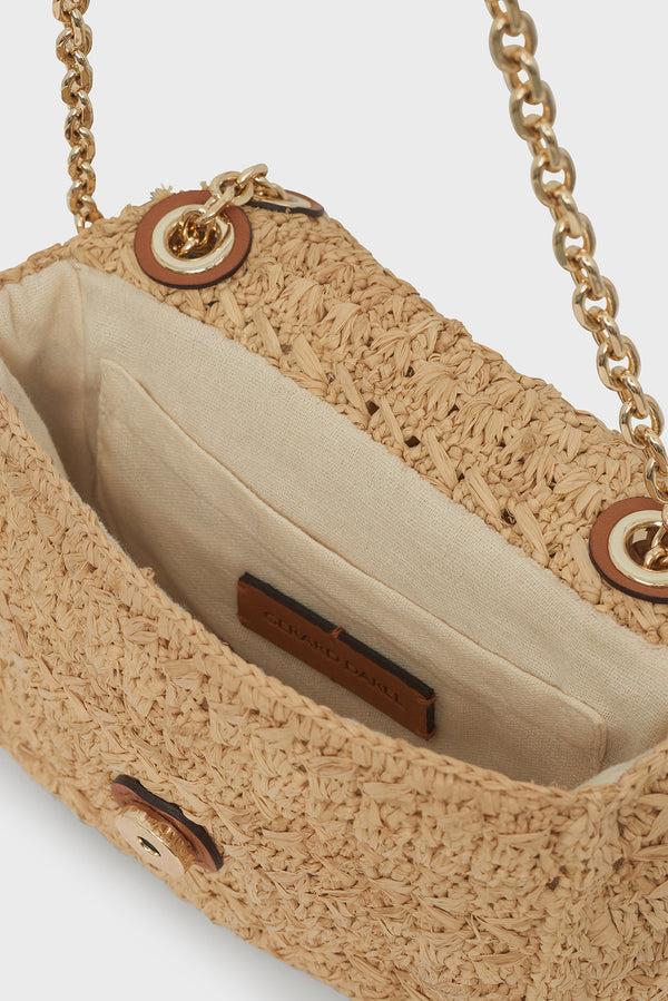 Gerard Darel Mini Sac Porté Travers En Raphia - LE MINI FANNY
